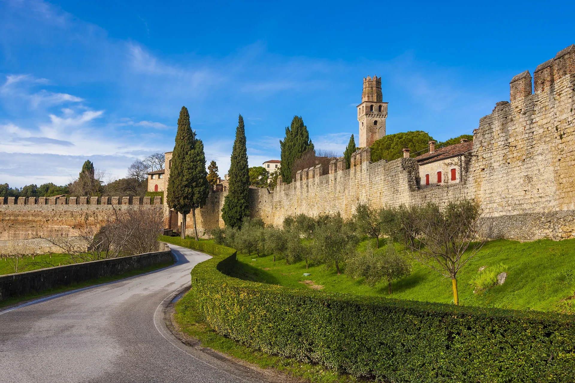 Il castello e il centro storico di Conegliano