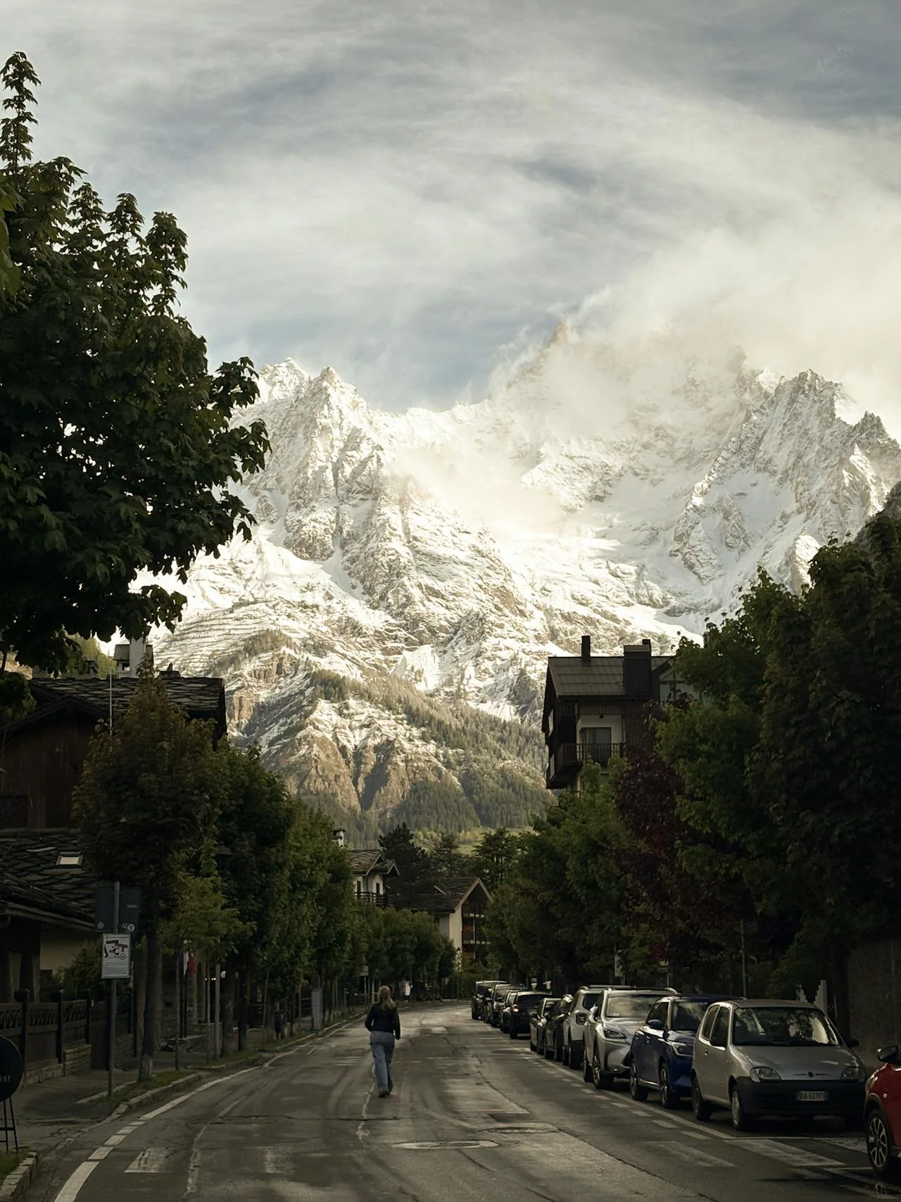 Courmayeur ai piedi del Monte Bianco