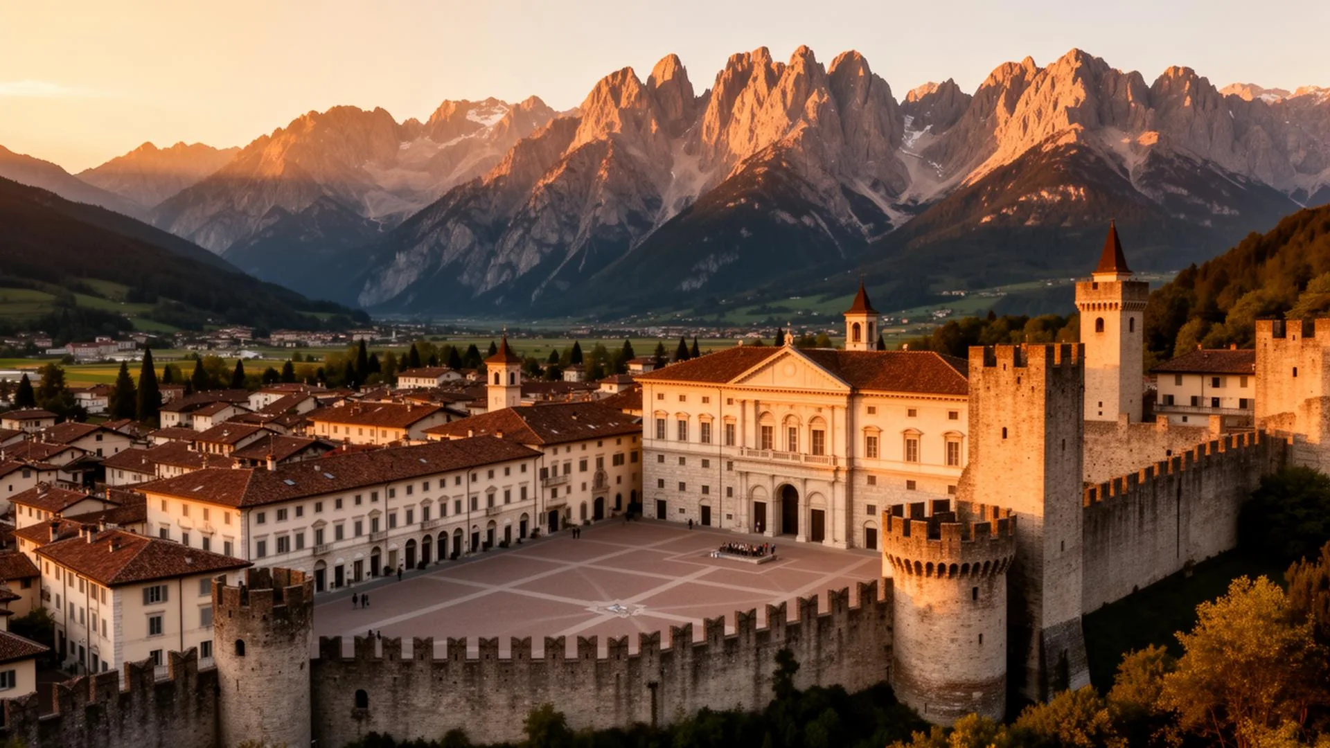 La cittadella medievale affrescata di Feltre