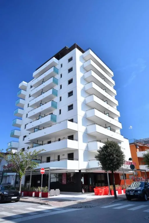 Aparthotel Alessandria on Via Adriatica in Sabbiadoro, Lignano