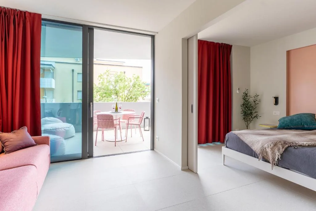 Aparthotel Zefiro com design, large terrace, bike, near beach and thermal