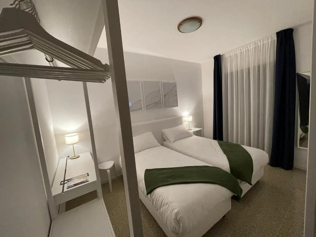 Twin Room with Balcony — Casa Valcellina Hotel Ristorante