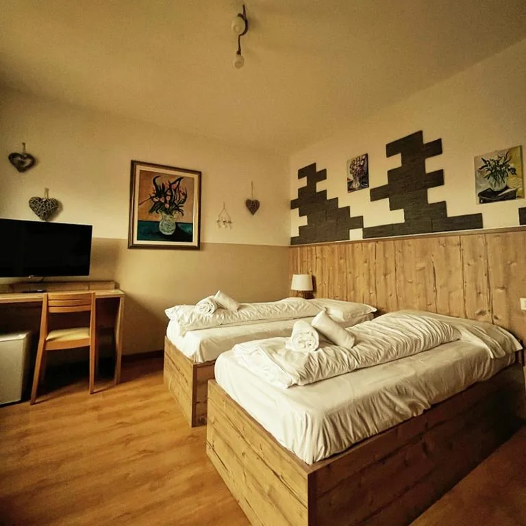 Camera Matrimoniale/Doppia con Letti Singoli — Hotel Tarvisio Four Seasons