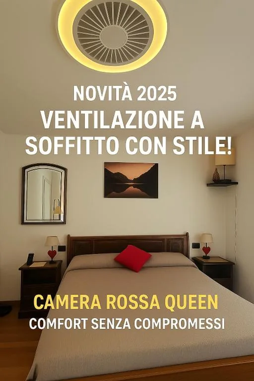 Camera Queen con Balcone e Bagno Privato — Affittacamere Fiocco di Neve
