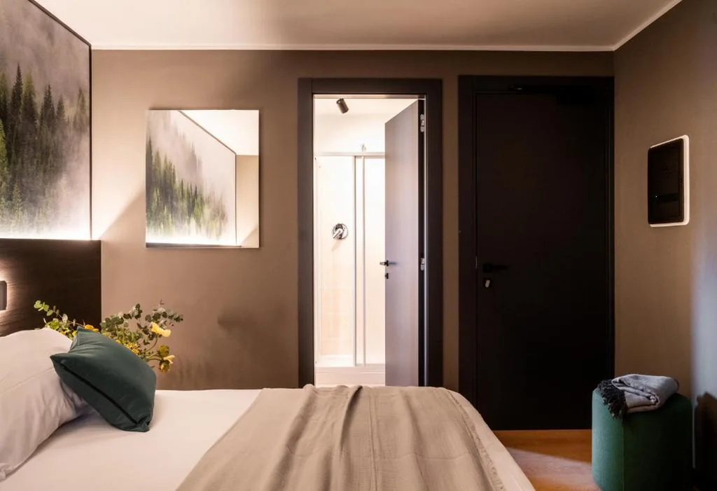 Camera Superior Matrimoniale/Doppia con Letti Singoli con Terrazza — Hotel Due Cime