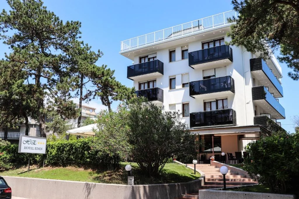 Hotel Eden on Viale delle Palme in Lignano Pineta