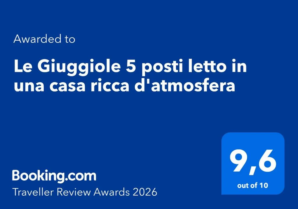 Le Giuggiole 5 posti letto in una casa ricca d’atmosfera