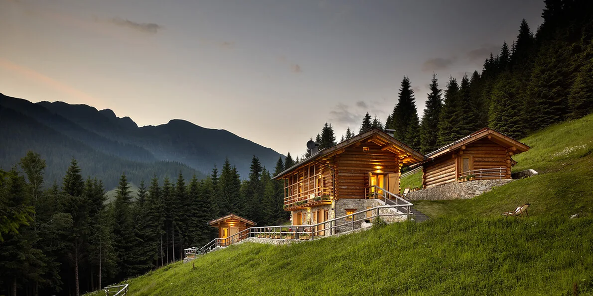 Una piccola struttura di charme di montagna in Italia