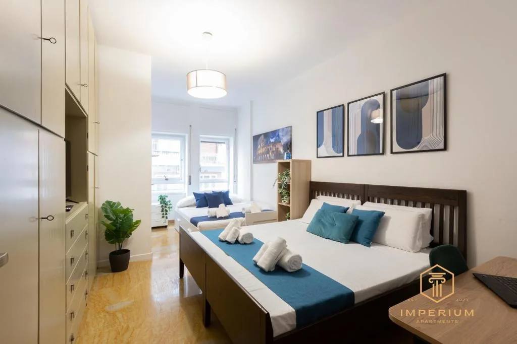 Imperium Garbatella Guesthouse – 2 bedrooms with private bathroom, Terrace, 800mt to metro