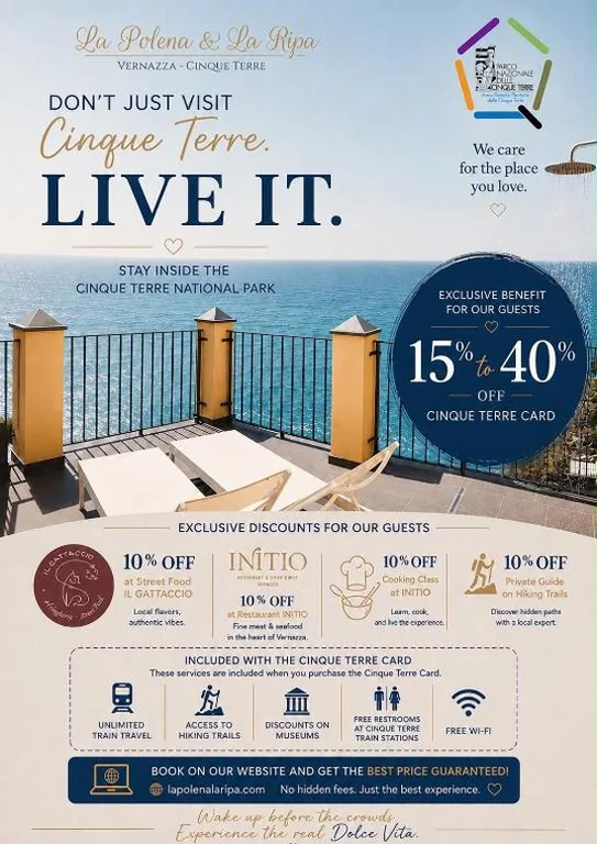 La Polena Camere Vernazza – Suite vista mare — foto 6
