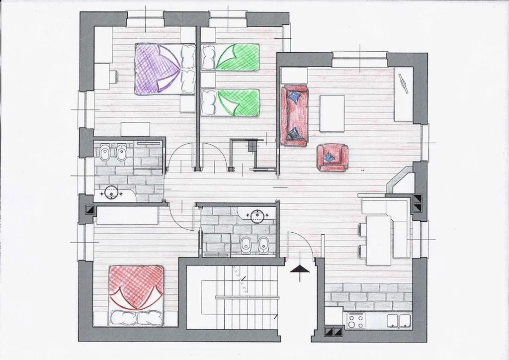 3-Bedroom Apartment — La Casa di Armando