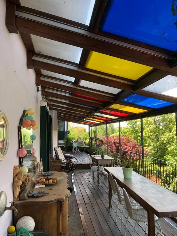 Apartment with View and Balcony — suite with terrace and loft with garden in Milan naviglio pavese