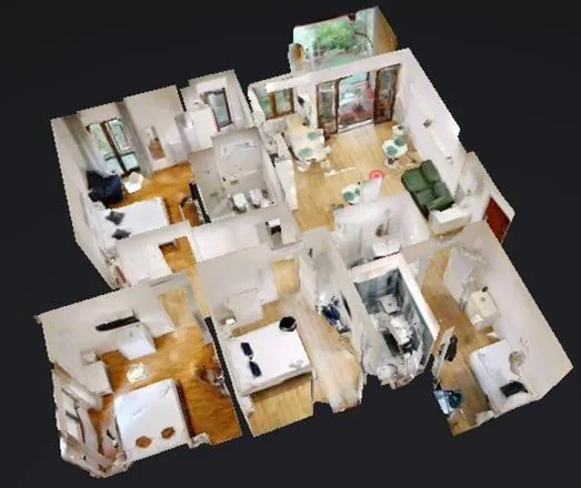 Deluxe Apartment with 4 Bedrooms — IL BALCONE NEL PARCO – rooms with private bathroom
