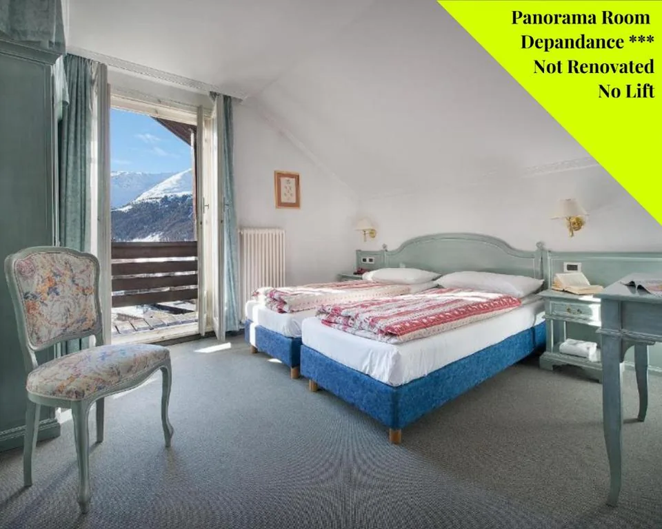 Comfort Double/Twin Room with Mountain View - Annex — Alpen Resort Bivio