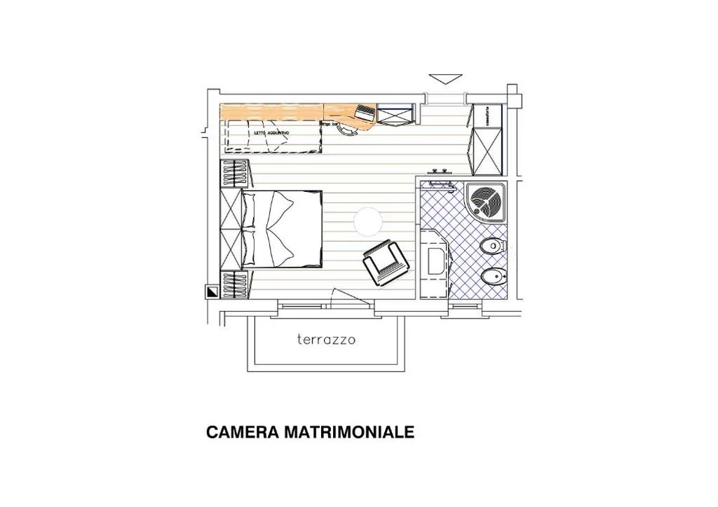 Double Room with Balcony — Hotel Meeting