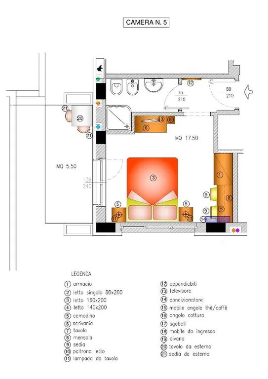 Camera Matrimoniale Deluxe — Casa Livio – Rooms and studios
