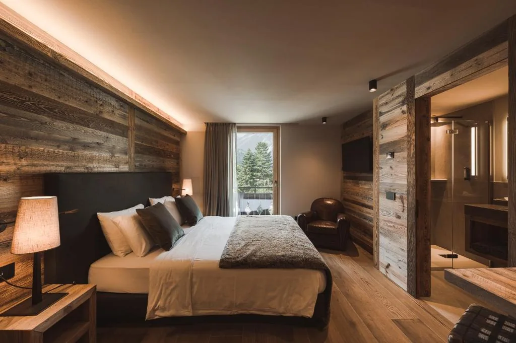 Camera Matrimoniale/Doppia con Letti Singoli — Hotel Alù Mountain Design