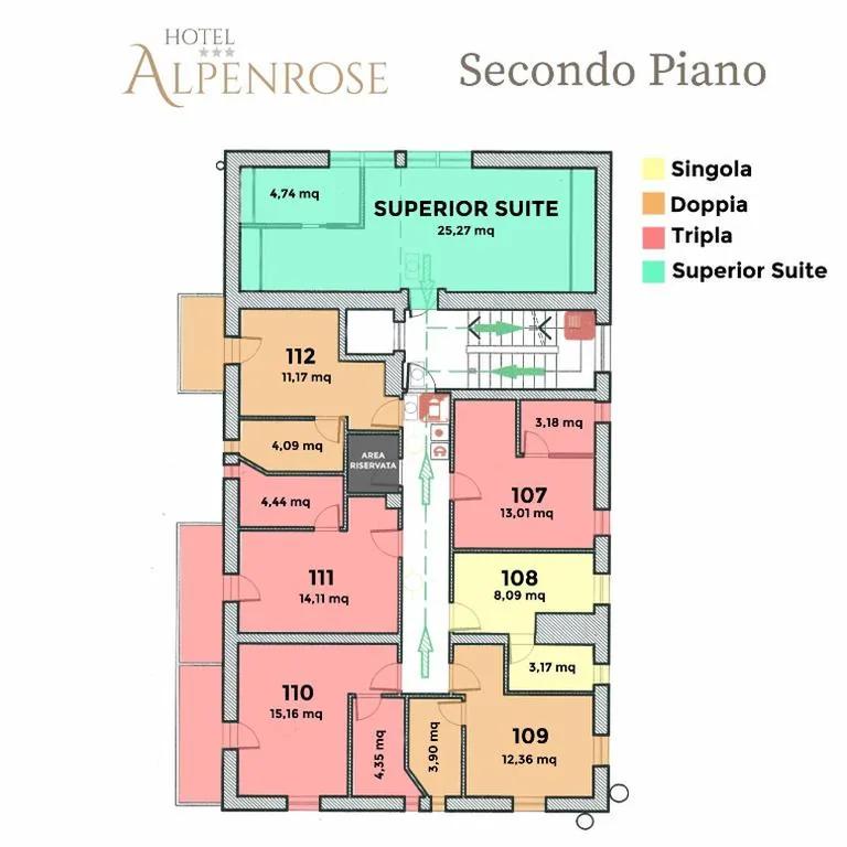Quadruple Room — Albergo Alpenrose