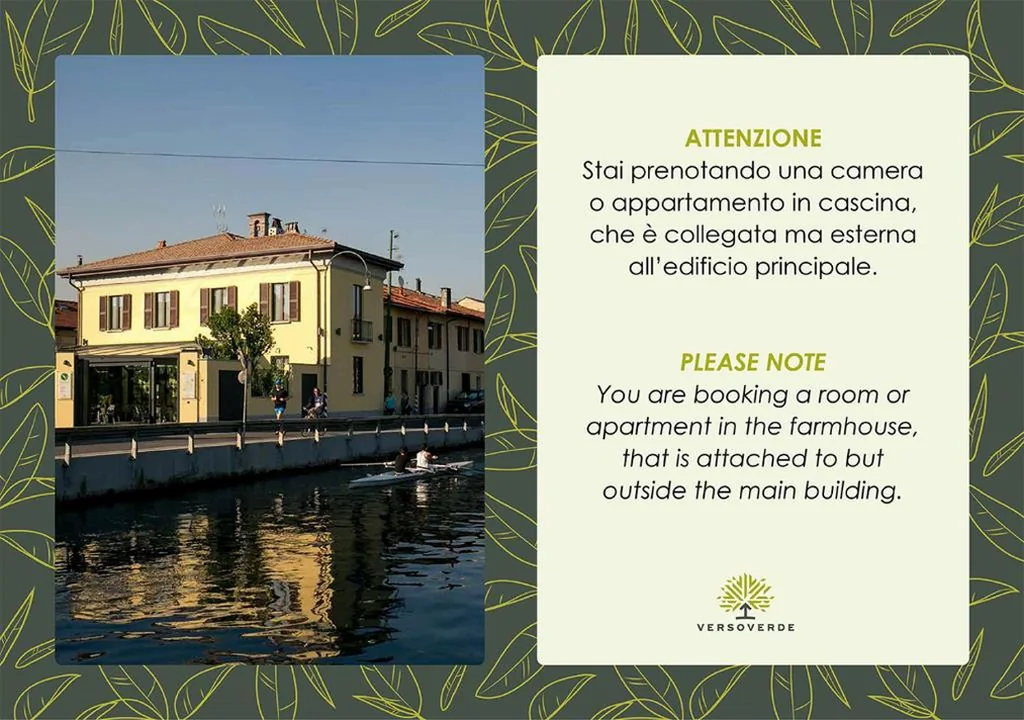 Double Room - Farmhouse Annex — VERSOVERDE HOTEL Alzaia Naviglio Grande