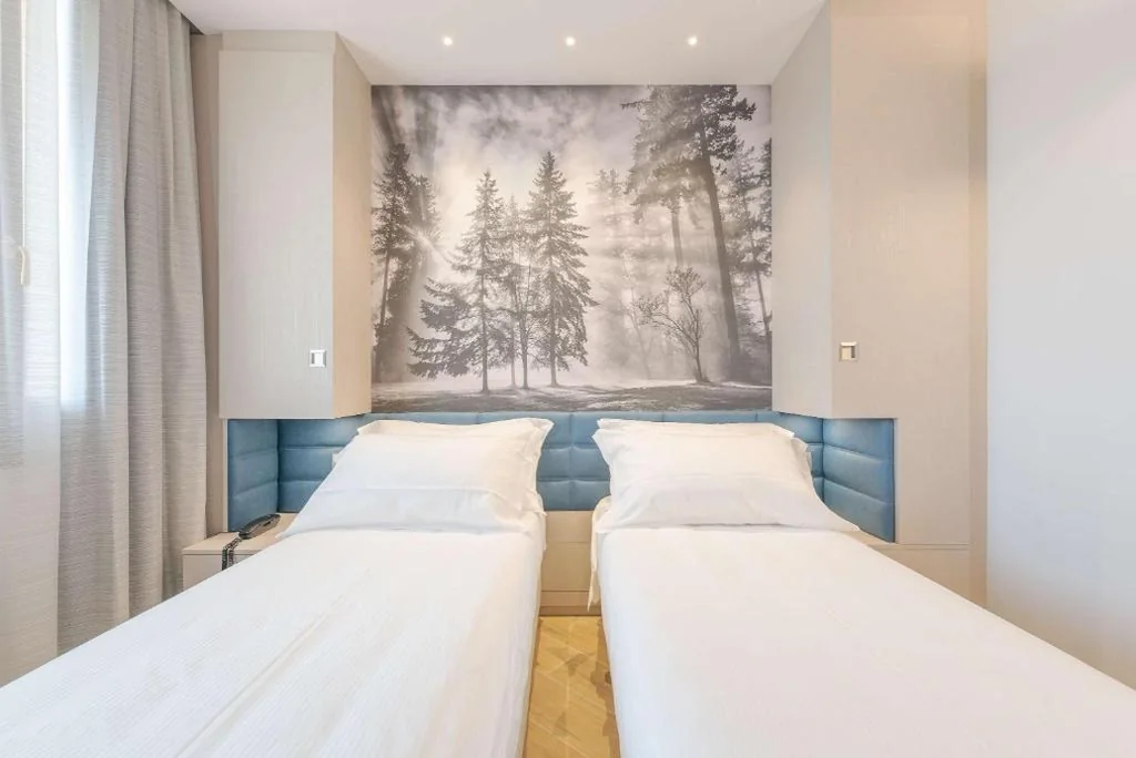 Standard Queen Room Convert Into Two Twin Beds — Hotel Horizon Wellness & Spa Resort – Best Western Signature Collection