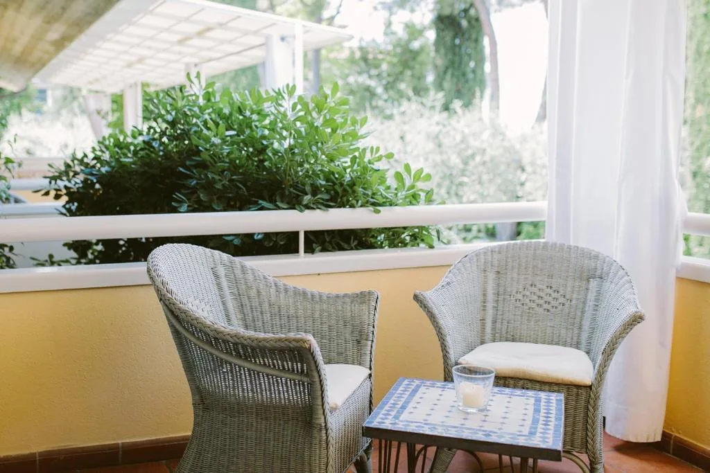 Superior Double Room Garden View with terrace — Hotel Piccola Vela