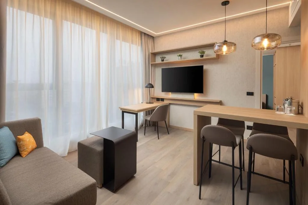 Trilocale Two-Bedroom King Apartment with Two King Beds — Residence Inn by Marriott Milano Linate