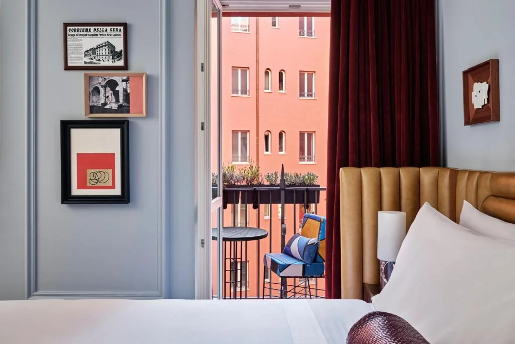 Premier Deluxe King Room with Garden View and Balcony — W Rome
