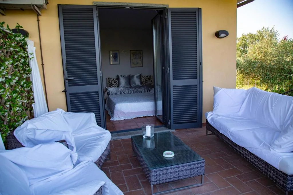 Suite con vasca doccia e balcone — Bed and breakfast Ellera Viterbo