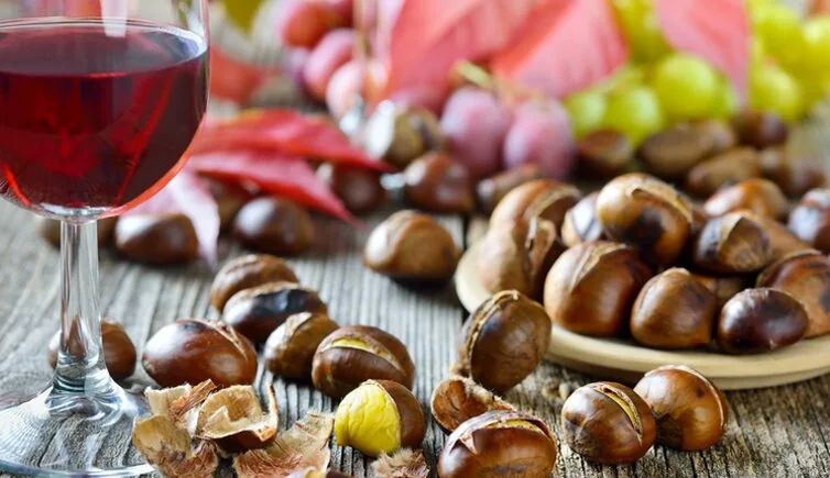 Castagne, vino novello e piatti tipici del Törggelen in Alto Adige