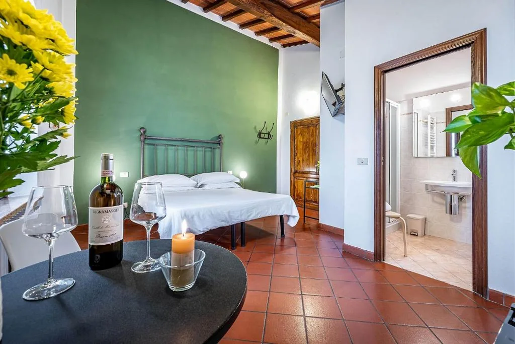 Deluxe Double or Twin Room with City View — B&B La Fornace Di Racciano