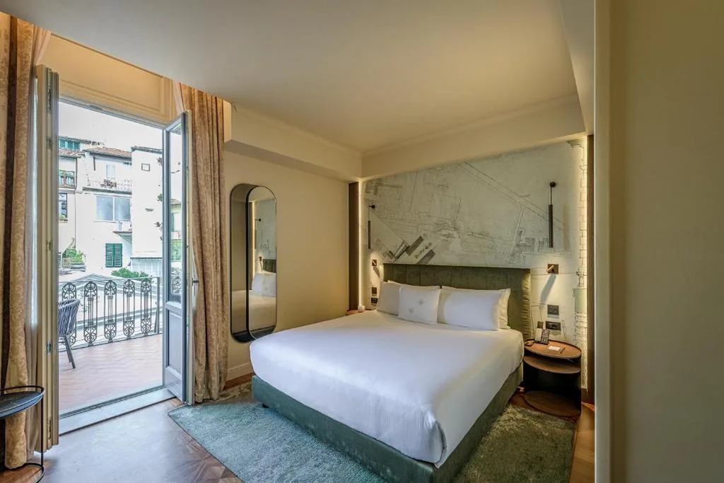 Camera Deluxe Matrimoniale/Doppia con Letti Singoli con Balcone — Palazzo Montebello