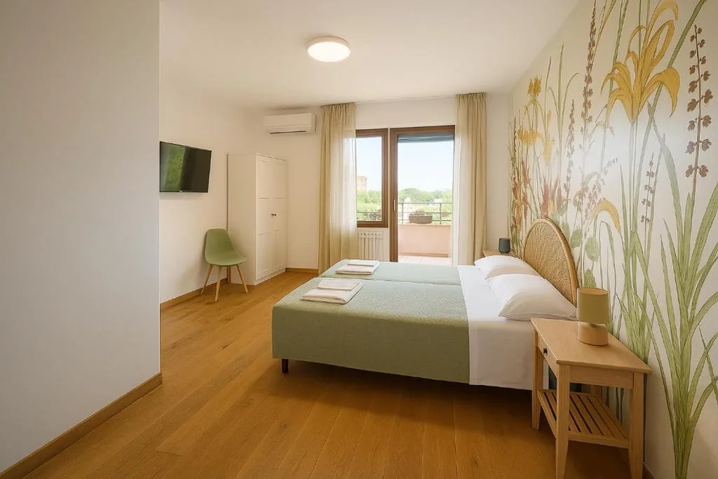 Camera Matrimoniale/Doppia con Letti Singoli con Vista — GuestHouse dei Fiori – Hituscany