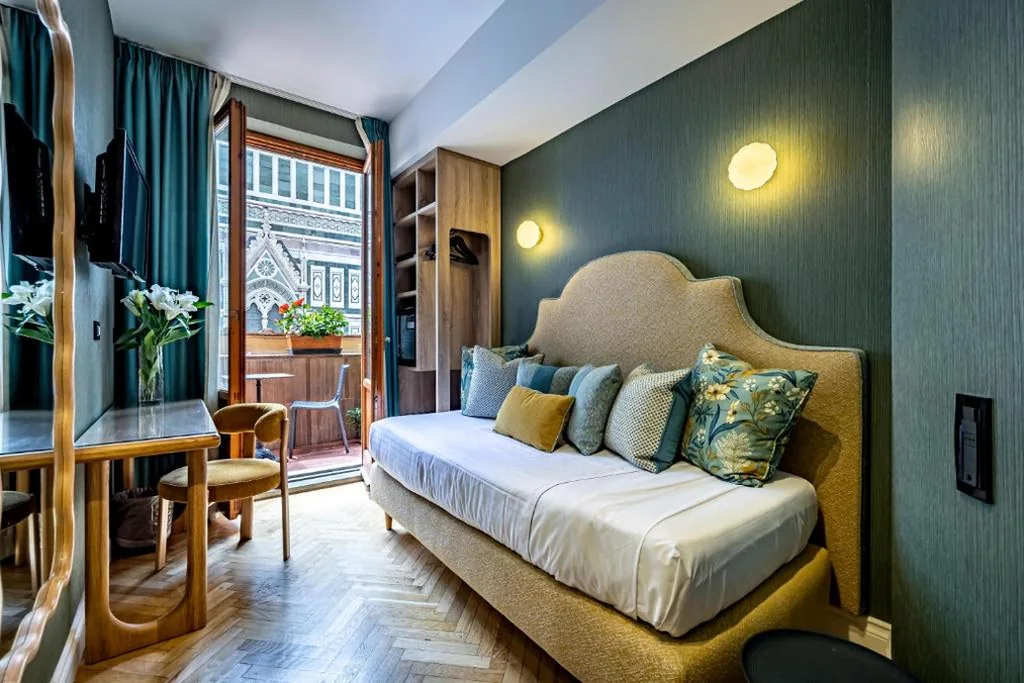 Camera Singola con Balcone e Vista — Hotel Duomo Firenze