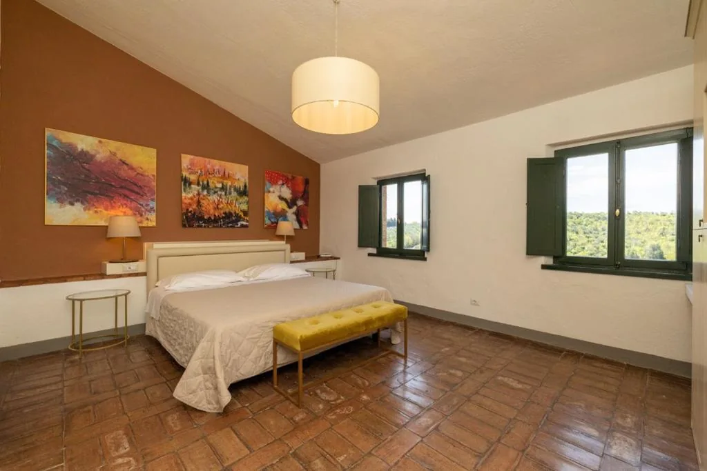 Camera Superior Matrimoniale con Vista Campagna — Hotel Pescille Country House by Double Hospitality