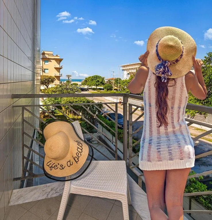 Camera Superior Matrimoniale/Doppia con Letti Singoli con Vista Mare — Hotel Harmony-Smile