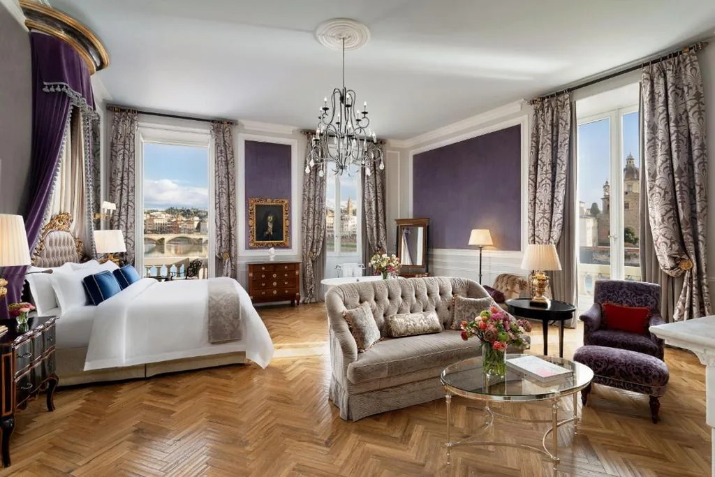 1-Bedroom Arno Junior Suite with River View — The St. Regis Florence