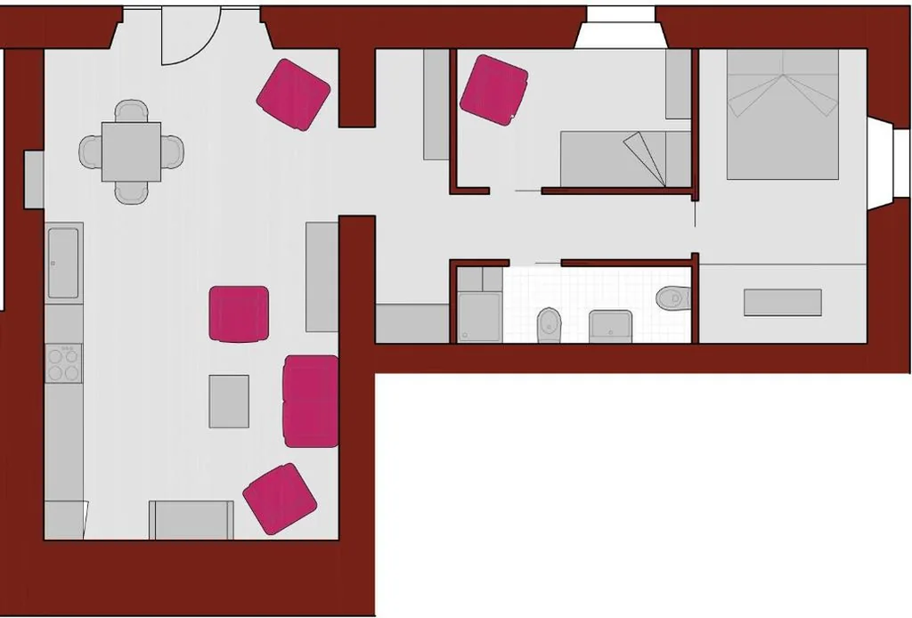 Appartamento con 2 Camere da Letto — Villa Angelica