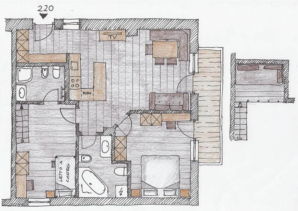 Apartment — Hotel Monte44