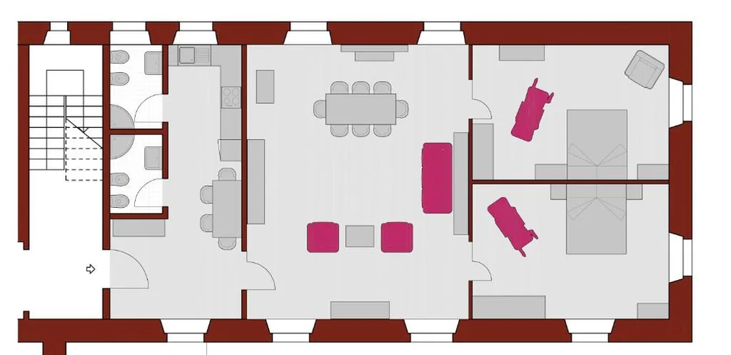 Appartamento Superior con 2 Camere da Letto — Villa Angelica
