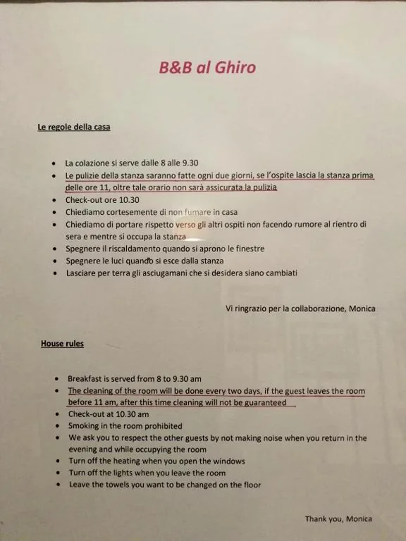Double Room — B&B Al Ghiro