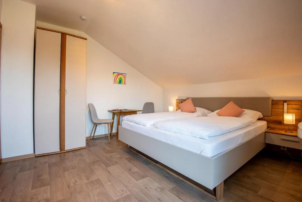Camera Matrimoniale con Vista Montagna — Strengen Guesthouse