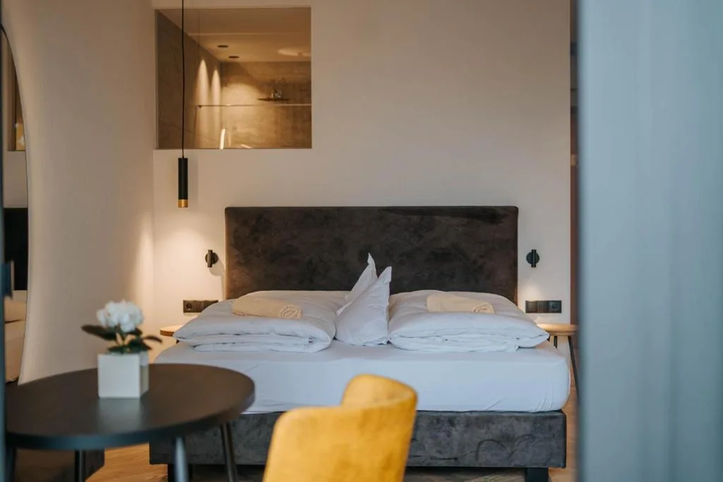 Deluxe Double Room with Balcony — Small Hotel Sonne