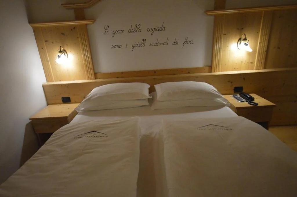 Camera Matrimoniale/Doppia con Letti Singoli con Balcone — Hotel Garnì Sant’Antonio con Spa