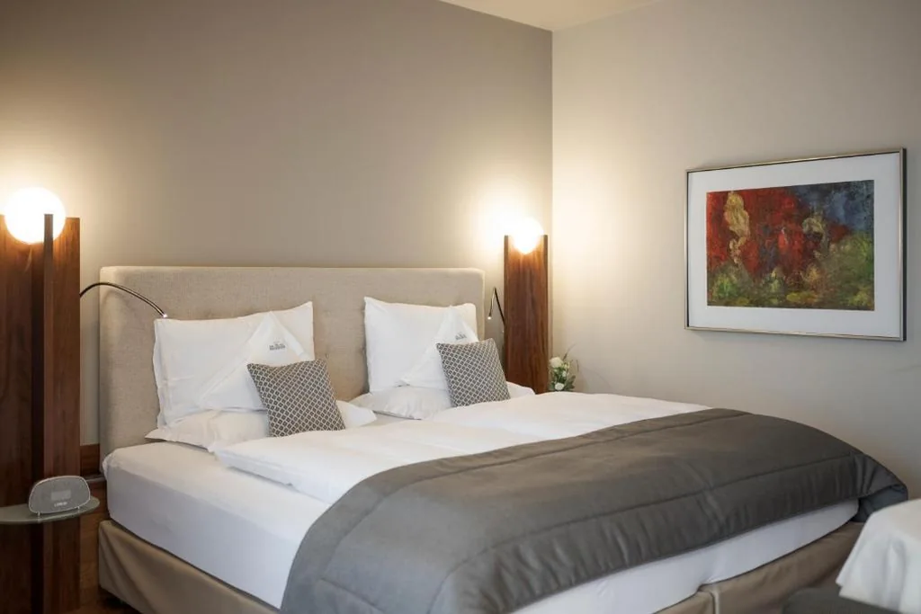 Camera Matrimoniale/Doppia con Letti Singoli con Balcone — Hotel Mignon Meran Park & Spa