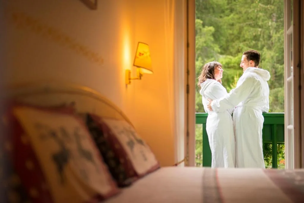 Camera Matrimoniale/Doppia con Letti Singoli con Balcone — Hotel Villa Rosella Park & Wellness