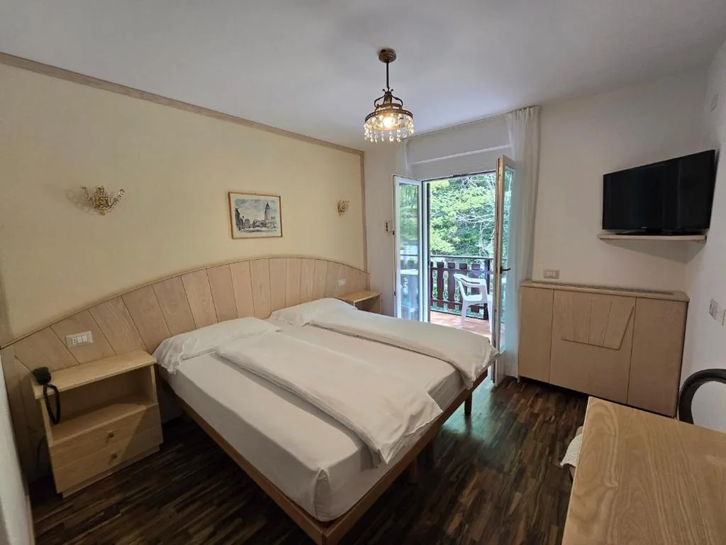Camera Matrimoniale/Doppia con Letti Singoli con Balcone e Vista Foresta — Lago Park Hotel