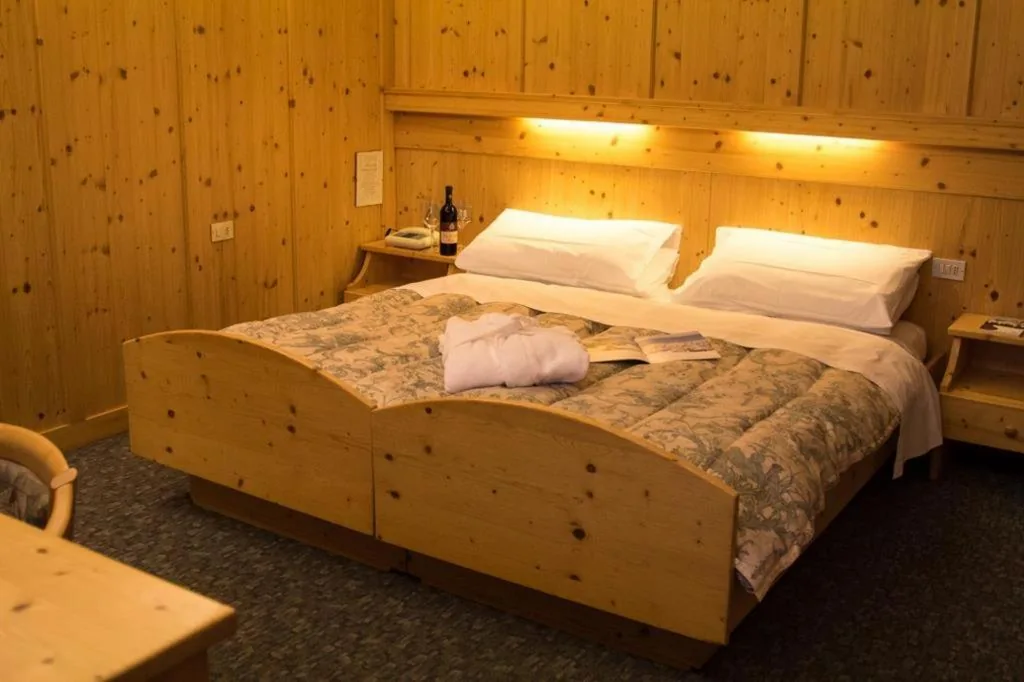 Camera Matrimoniale/Doppia con Letti Singoli con Vista Montagna — Hotel Alpi