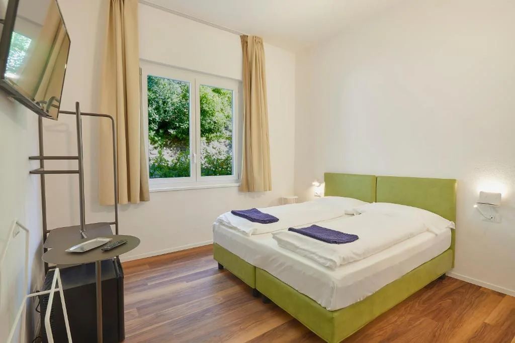 Camera Matrimoniale/Doppia con Letti Singoli con Vista Giardino — Hotel Paradiso Conca d’Oro