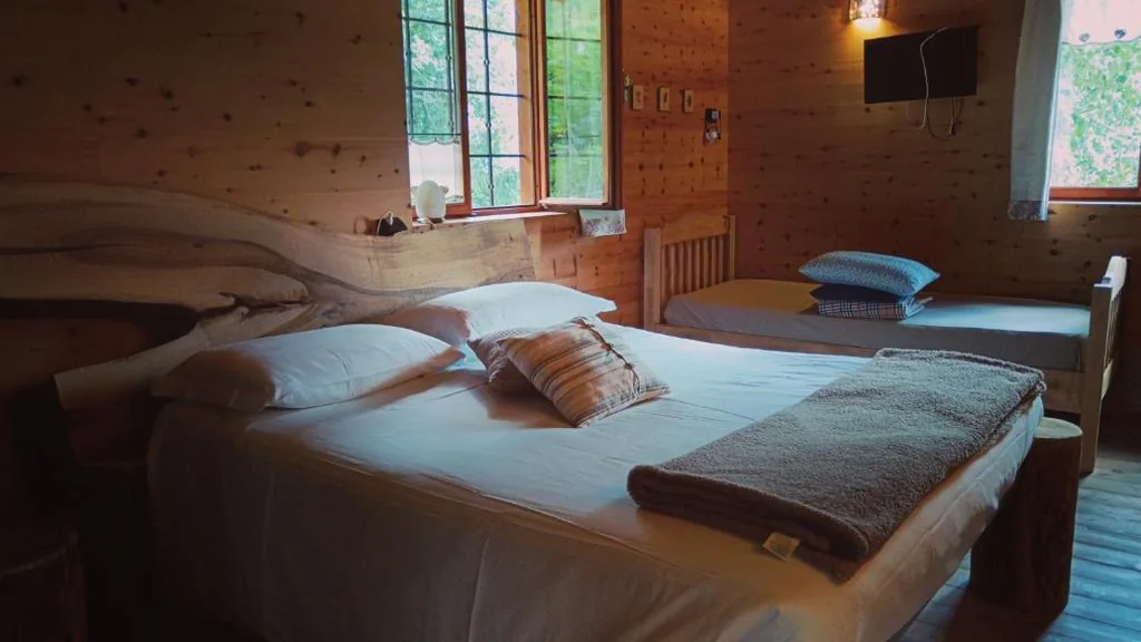 Quadruple Room with Mountain View — B&B Baita Bertolini