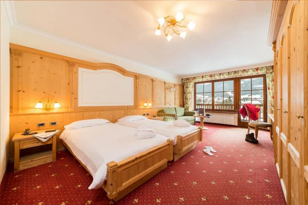 Superior Quadruple Room — TH Corvara – Greif Hotel